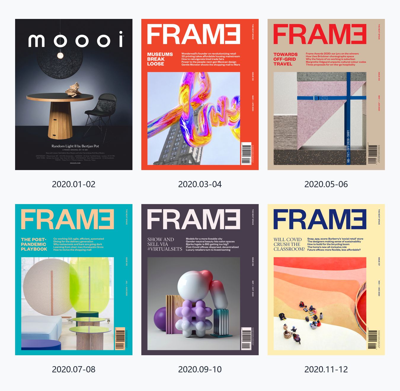 Frame 2020年合集荷兰室内设计空间设计杂志 PDF高清