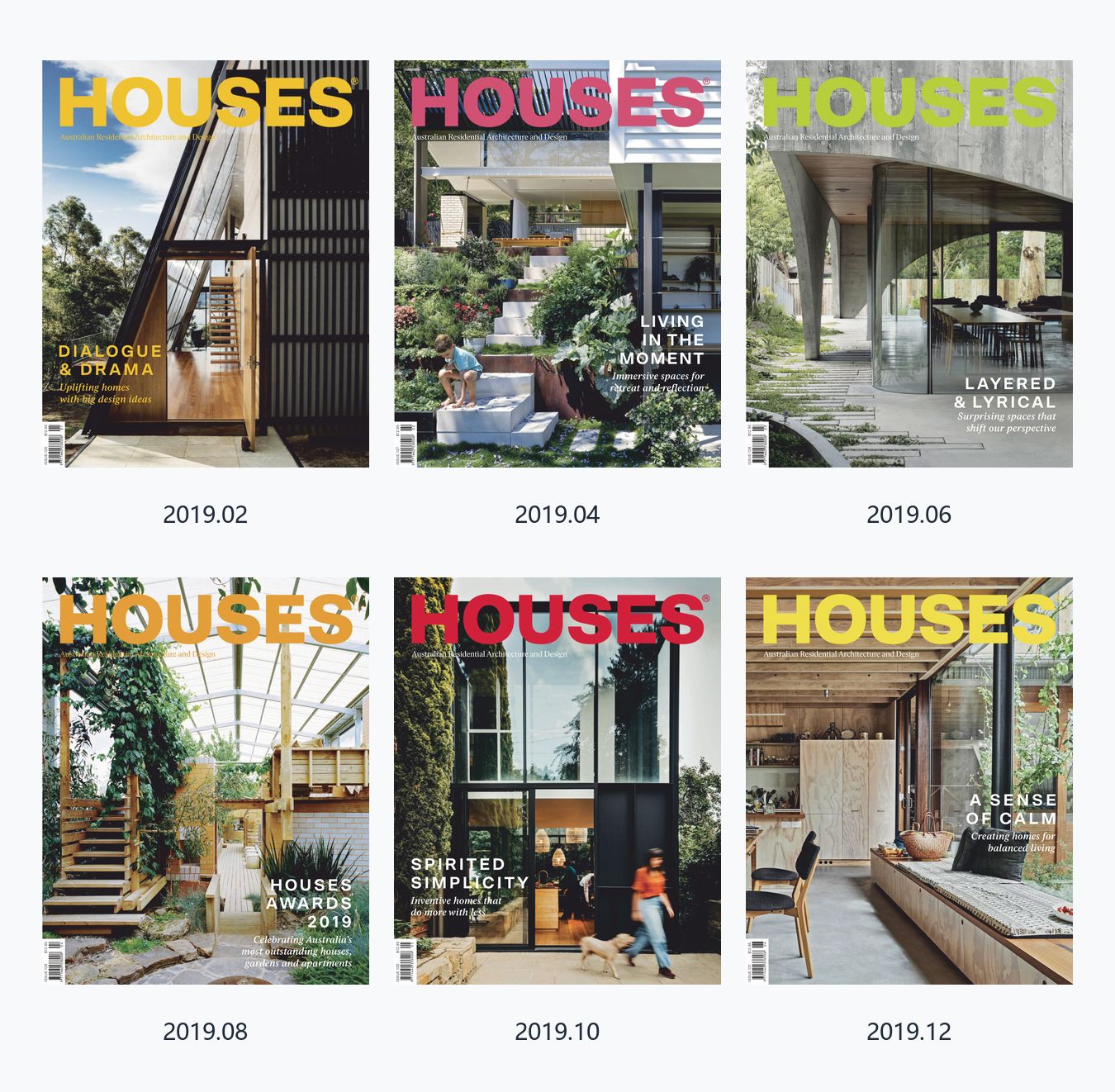 Houses Australia 2019年合集澳大利亚住宅建筑设计杂志 PDF高清