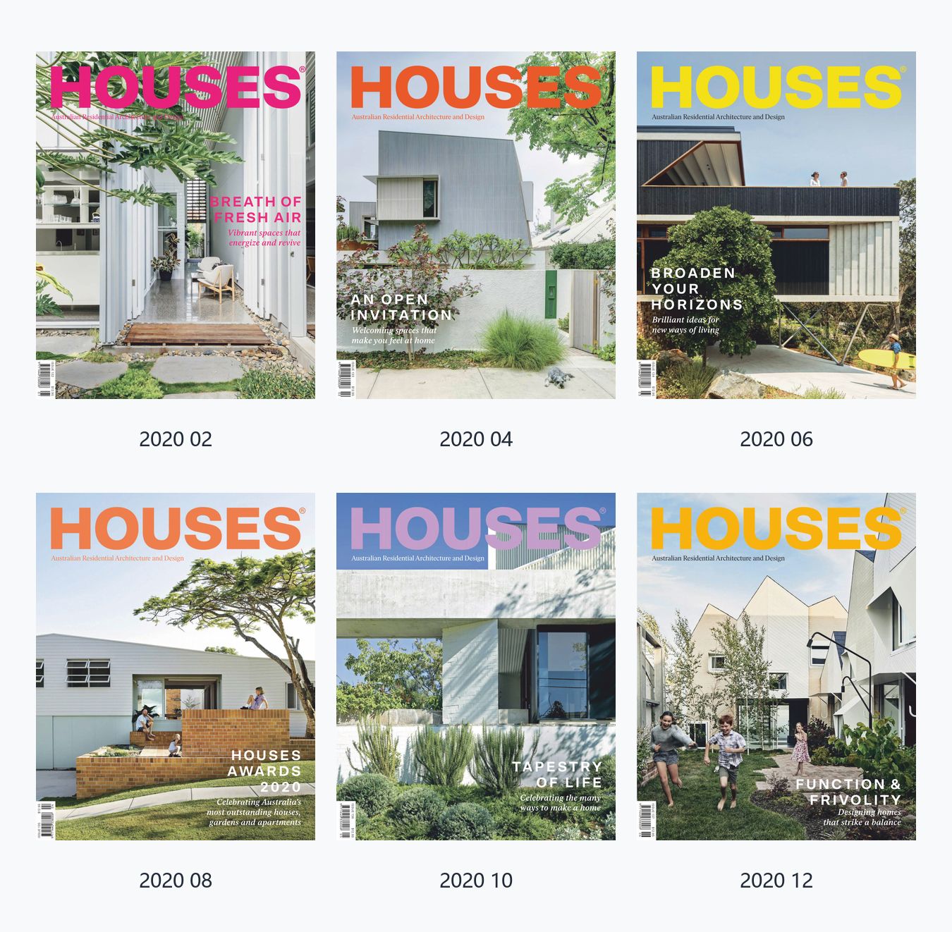 Houses Australia 2020年合集澳大利亚住宅建筑设计杂志 PDF高清