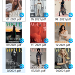 《Vogue Espana》2021年合集vogue西班牙版杂志PDF下载