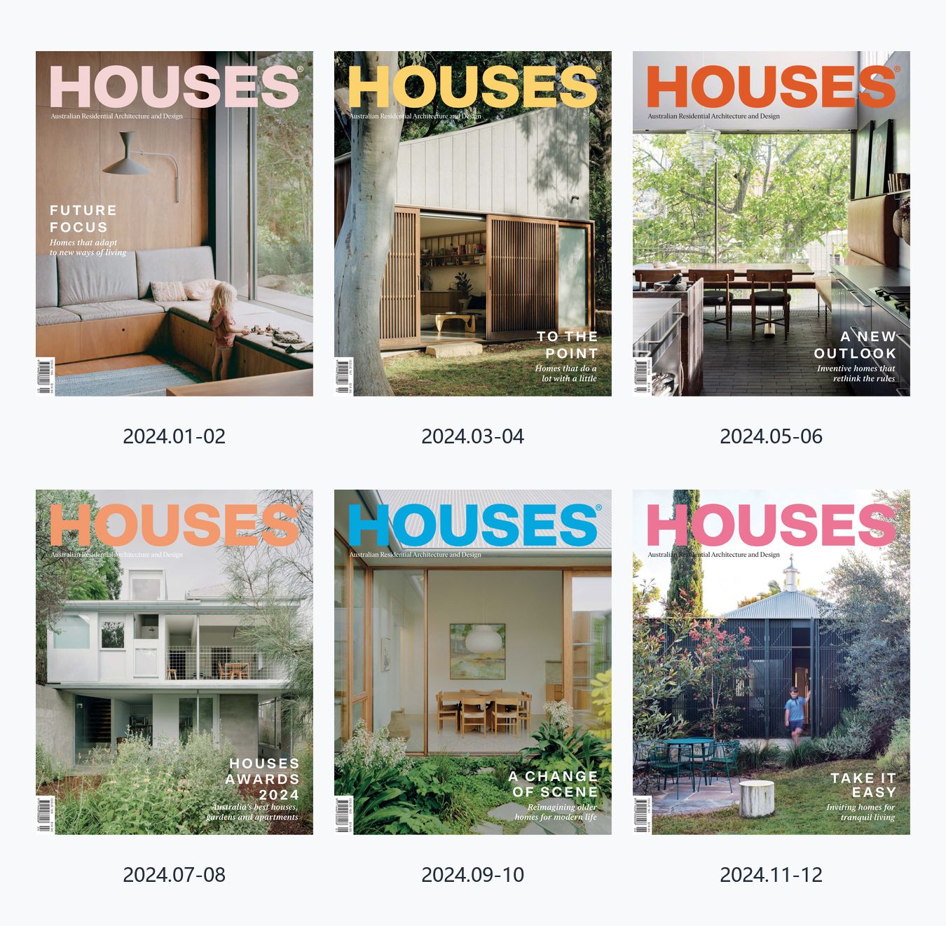 Houses Australia 2024年合集澳大利亚住宅建筑设计杂志 PDF高清