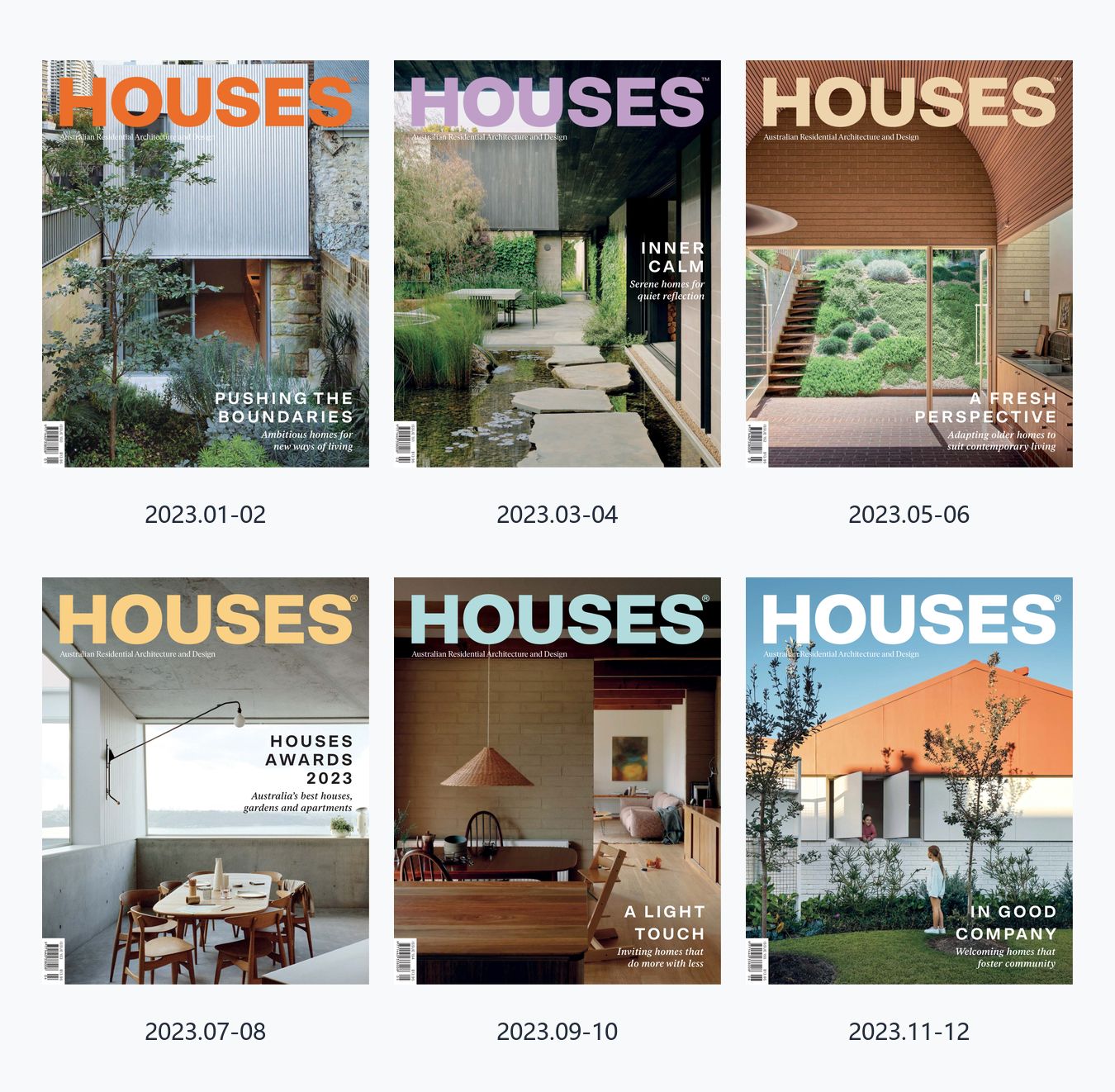 Houses Australia 2023年合集澳大利亚住宅建筑设计杂志 PDF高清