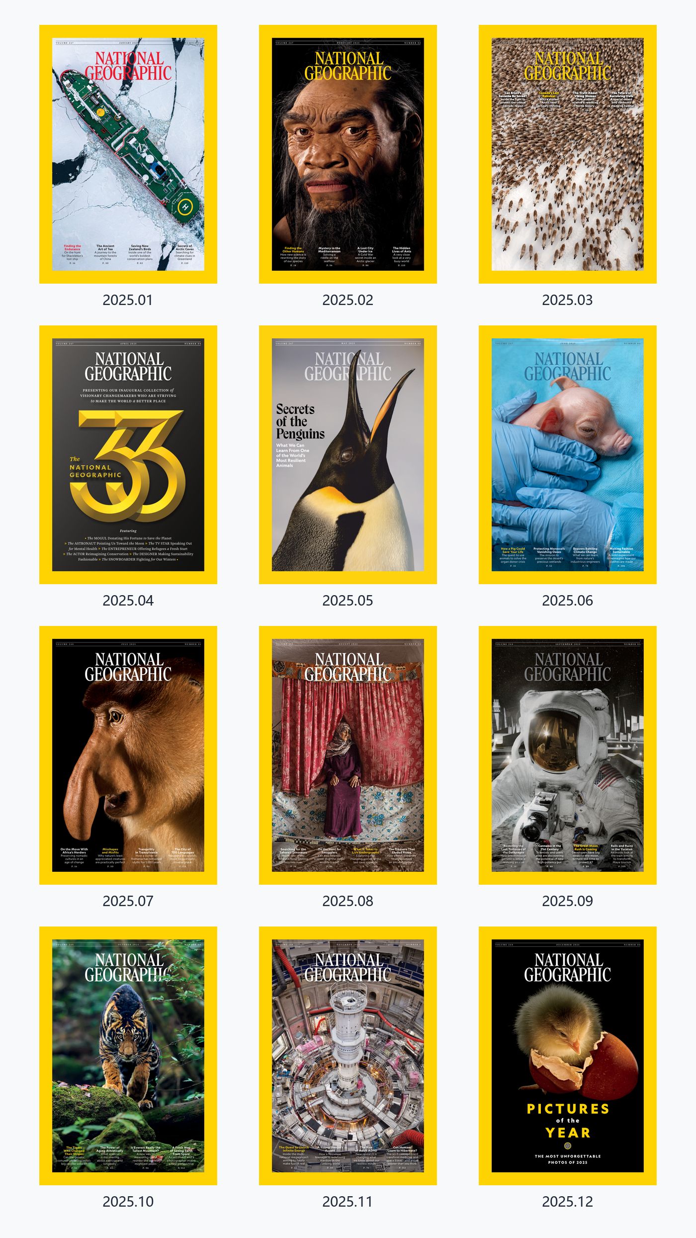 National Geographic USA 2025年合集美国国家地理杂志美版 PDF高清