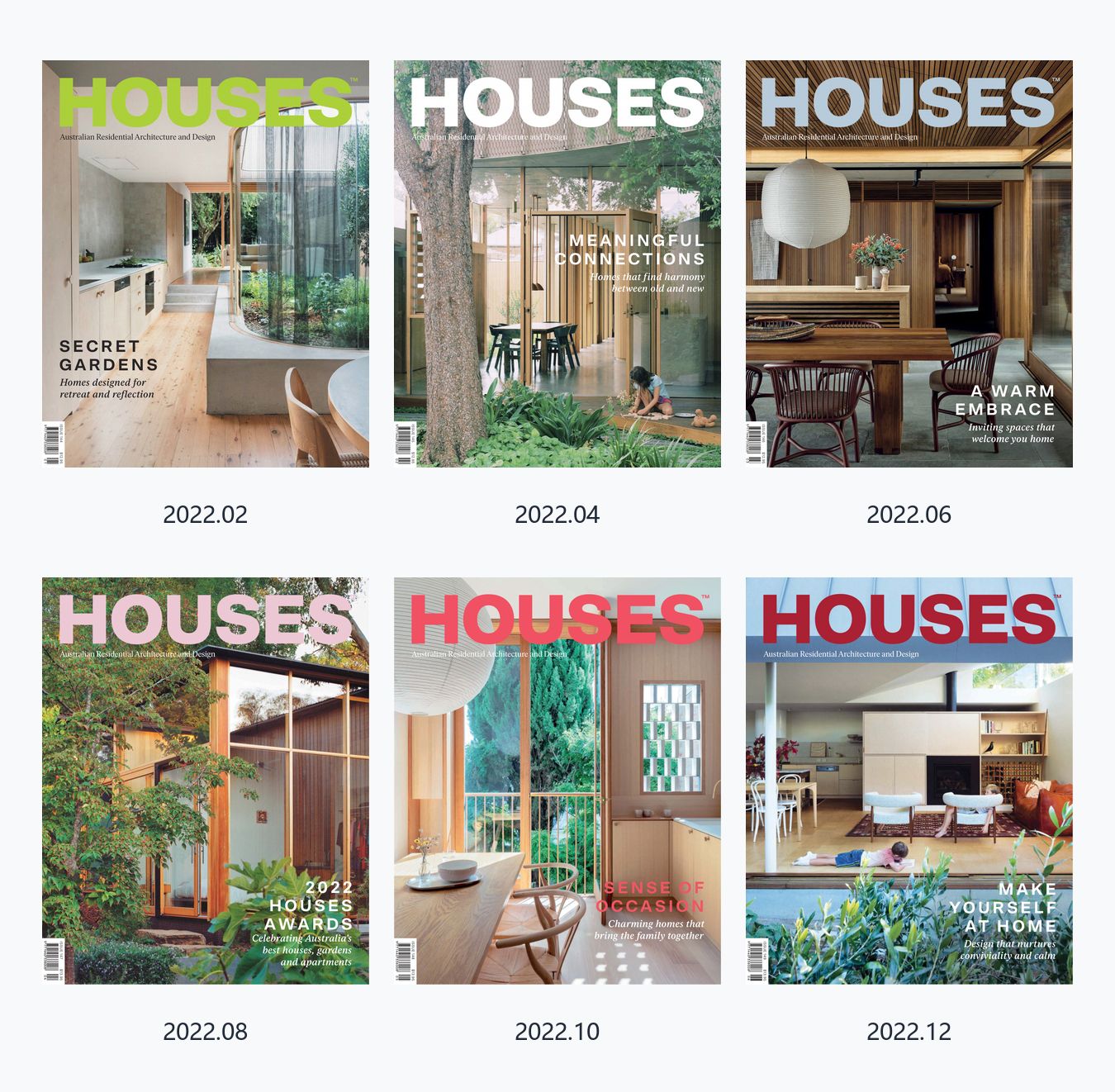 Houses Australia 2022年合集澳大利亚住宅建筑设计杂志 PDF高清
