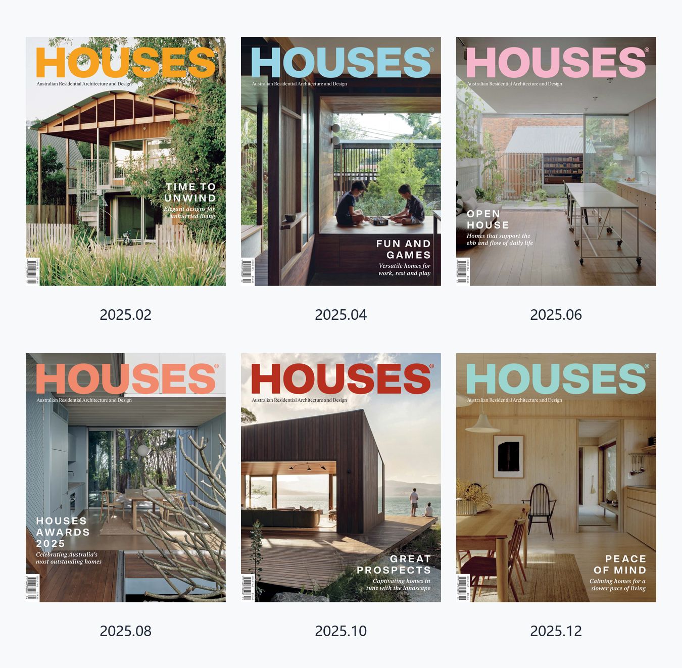 Houses Australia 2025年合集澳大利亚住宅建筑设计杂志 PDF高清