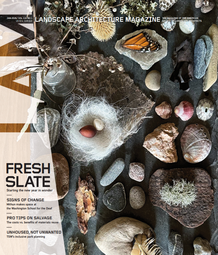 《Landscape Architecture USA》2026年1月美国景观建筑杂志PDF下载 |我读