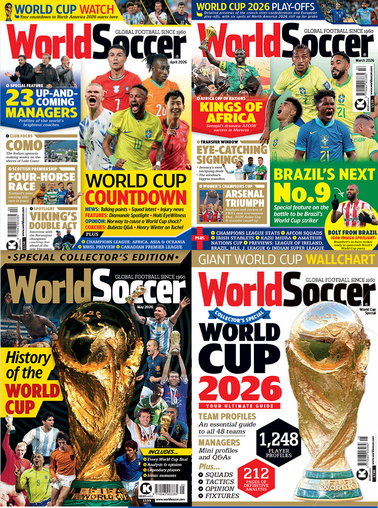 《World Soccer》2026年合集1-12月世界足球杂志PDF下载