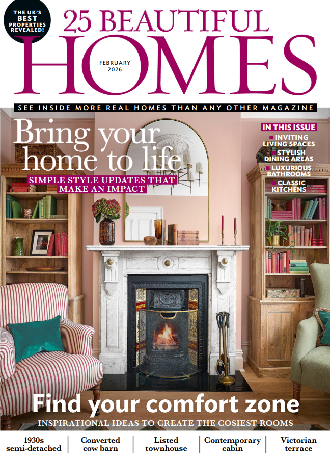 《25 Beautiful Homes》2026年2月英国室内设计杂志PDF高清素材