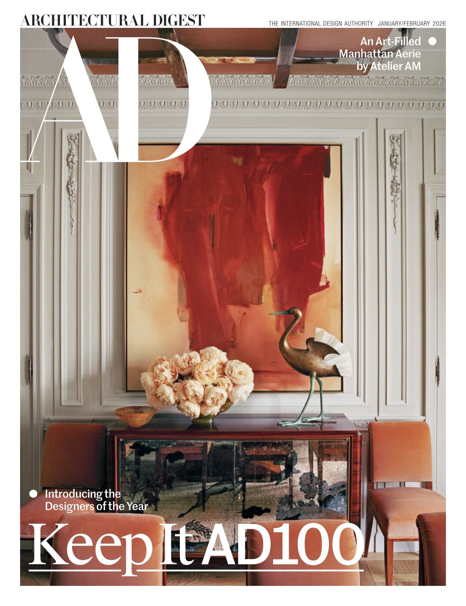 Architectural Digest USA 2026年1-2月刊 AD美国建筑景观杂志 PDF高清