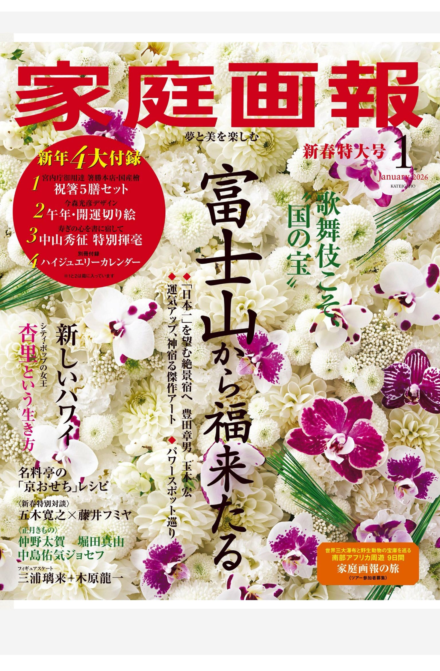 家庭画报 2026年1月刊 合集日本高端生活方式杂志 PDF高清