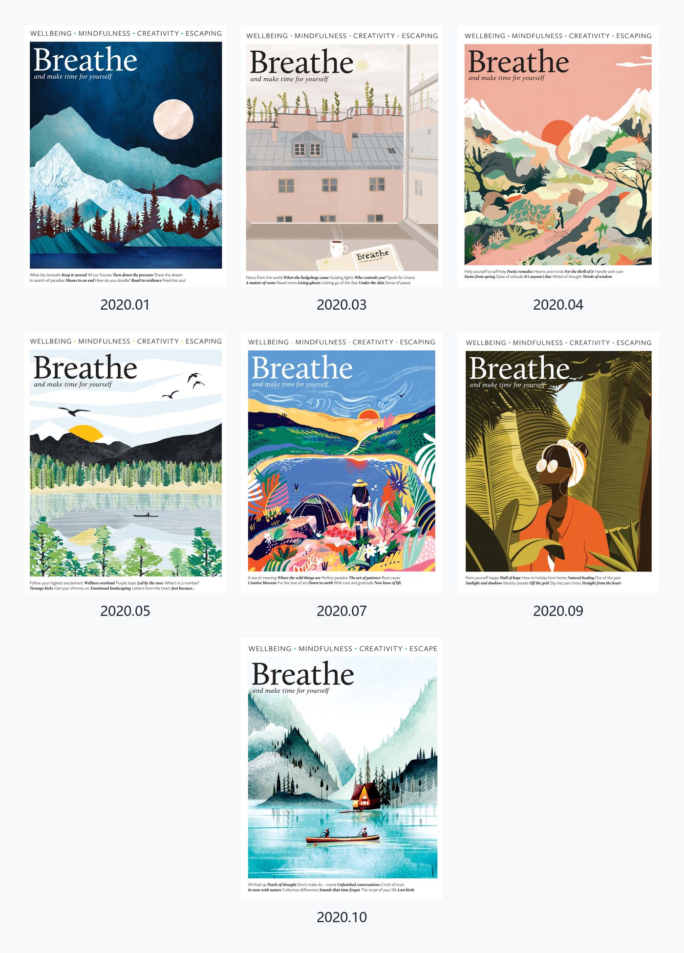 Breathe 2020年合集Breathe呼吸杂志英国版 PDF高清