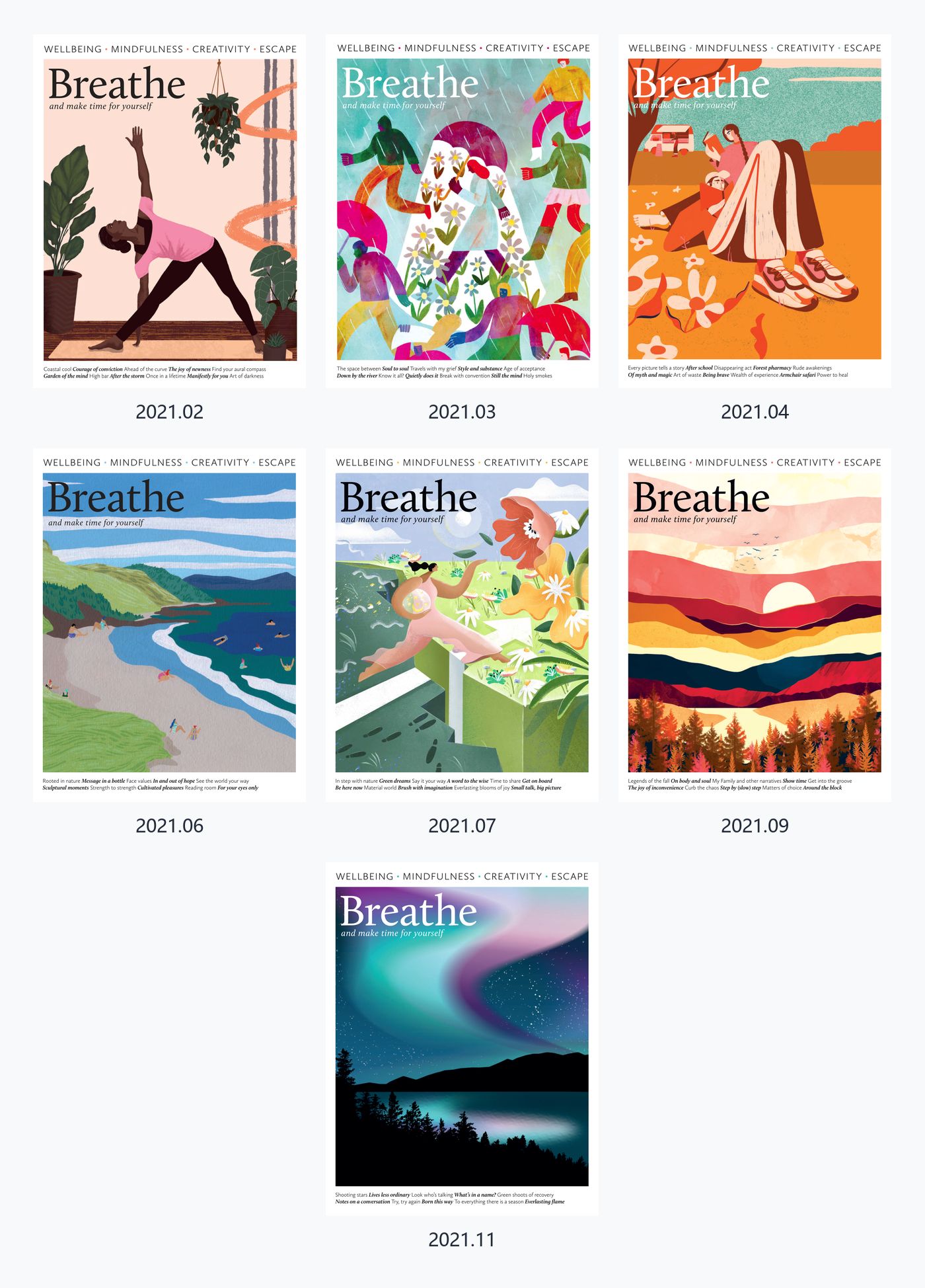 Breathe 2021年合集Breathe 呼吸杂志英国版 PDF高清