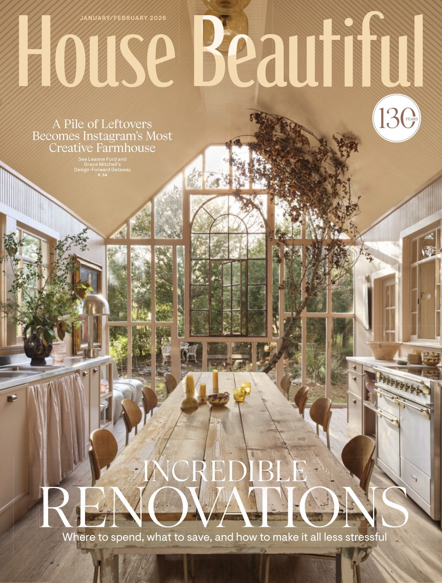 house beautiful USA 2026年1-2月刊 美国家居室内设计杂志 PDF高清