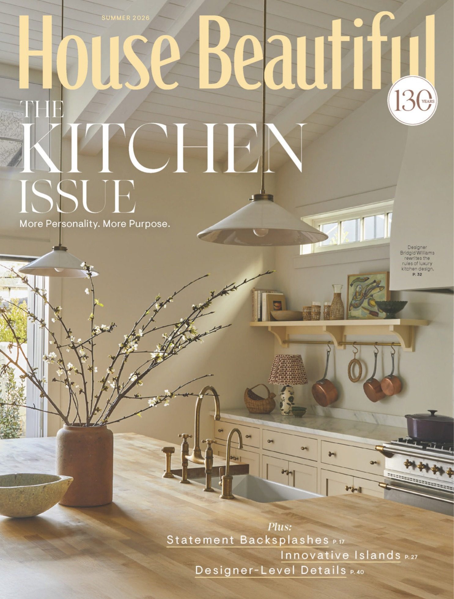 house beautiful USA 2026年夏季刊 美国家居室内设计杂志 PDF高清