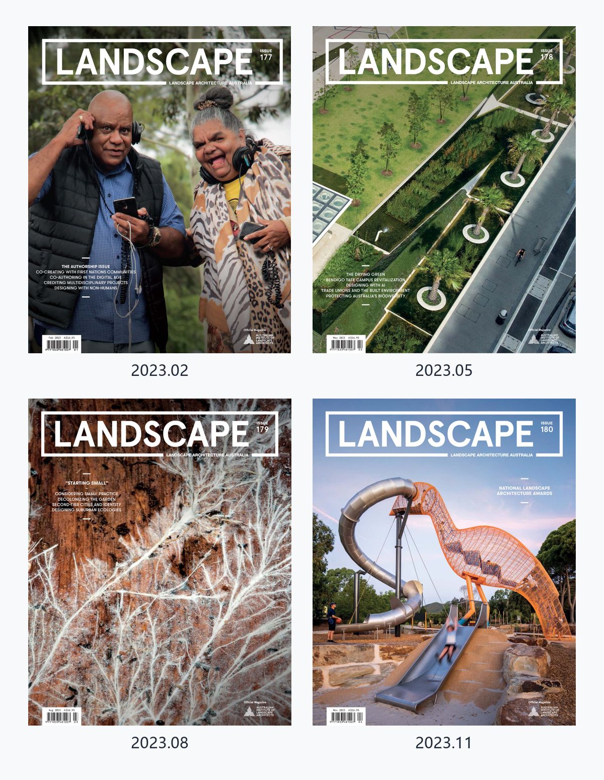 Landscape Architecture Australia 2023年合集澳大利亚景观建筑杂志