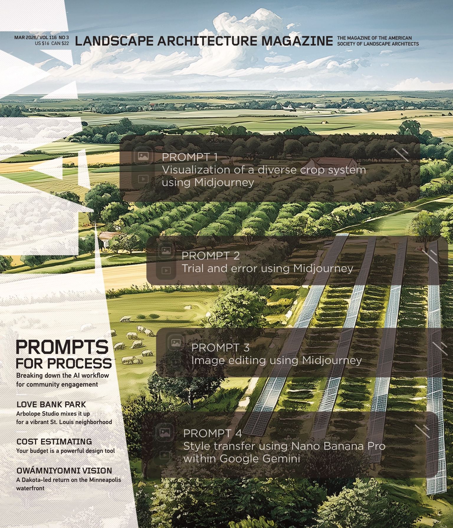 Landscape Architecture USA 2026年3月刊 美国景观建筑杂志 PDF高清