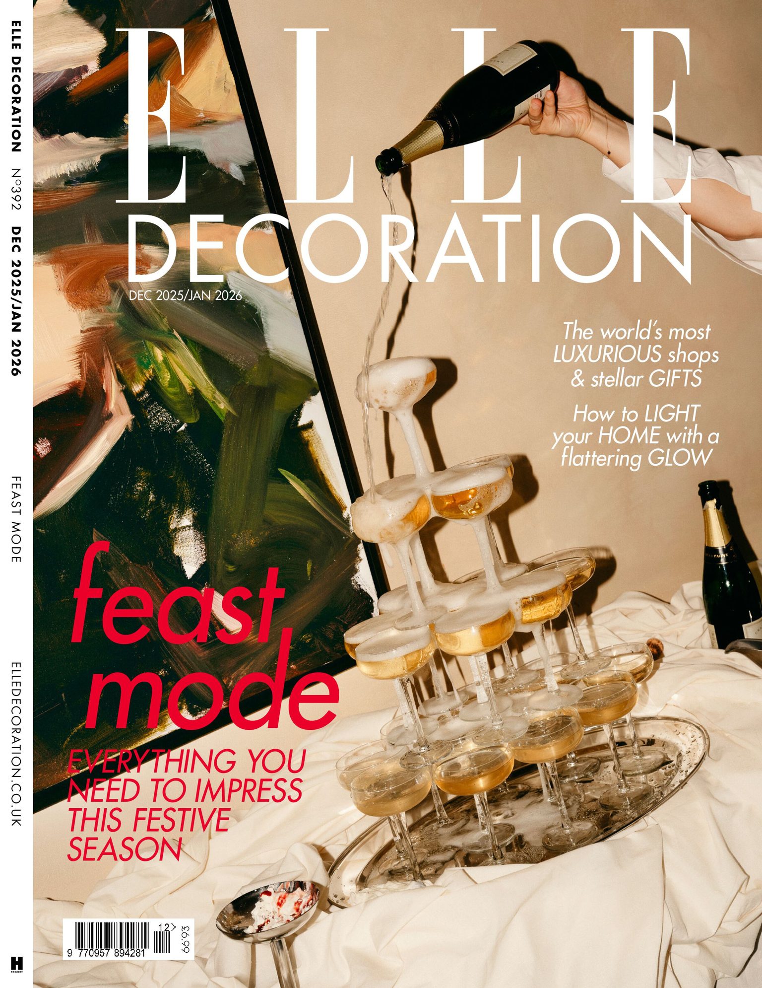 Elle Decoration UK 2026年1月刊 英国高端室内设计家居杂志 PDF高清
