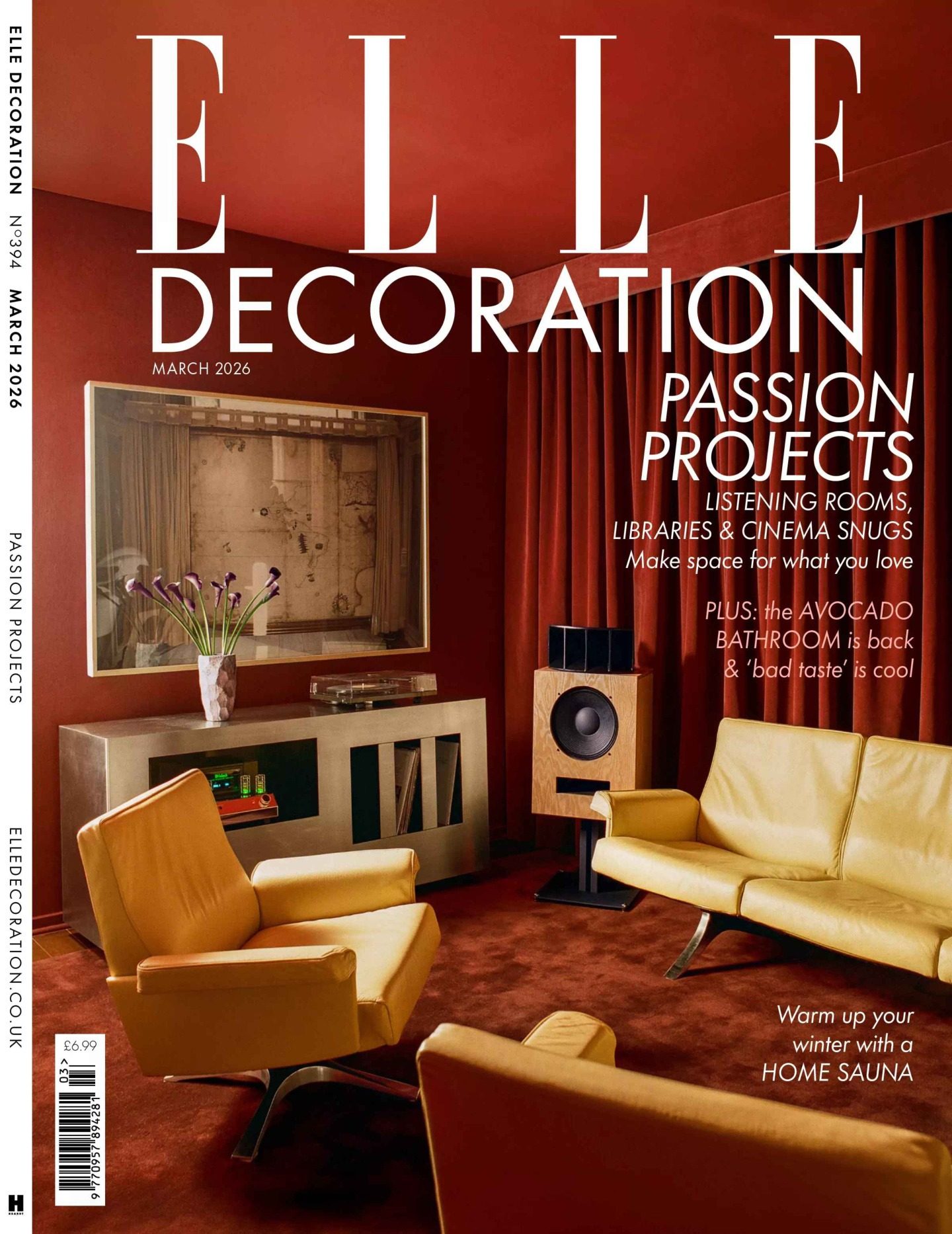 Elle Decoration UK 2026年3月刊 英国高端室内设计家居杂志 PDF高清