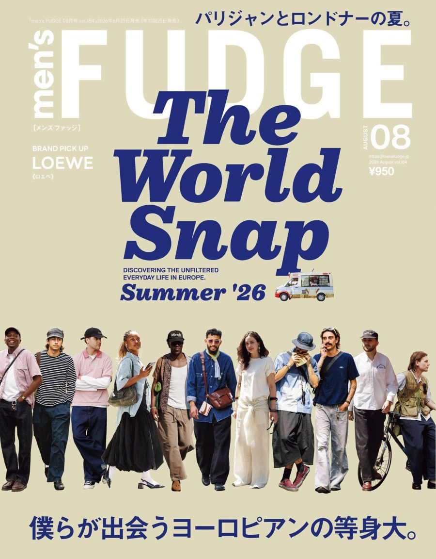 Men’s fudge 2026年8月刊 日本男士时尚潮流杂志 PDF高清