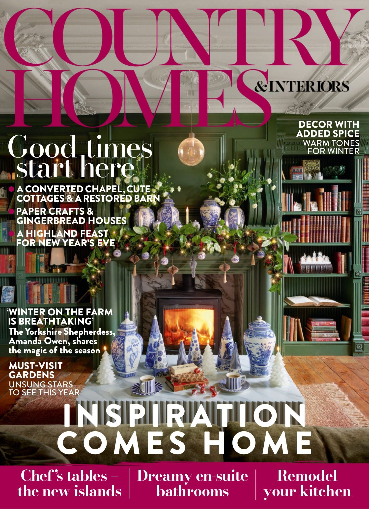 Country Homes Interiors 2026年1月刊 英国乡村家居室内设计杂志 PDF高清