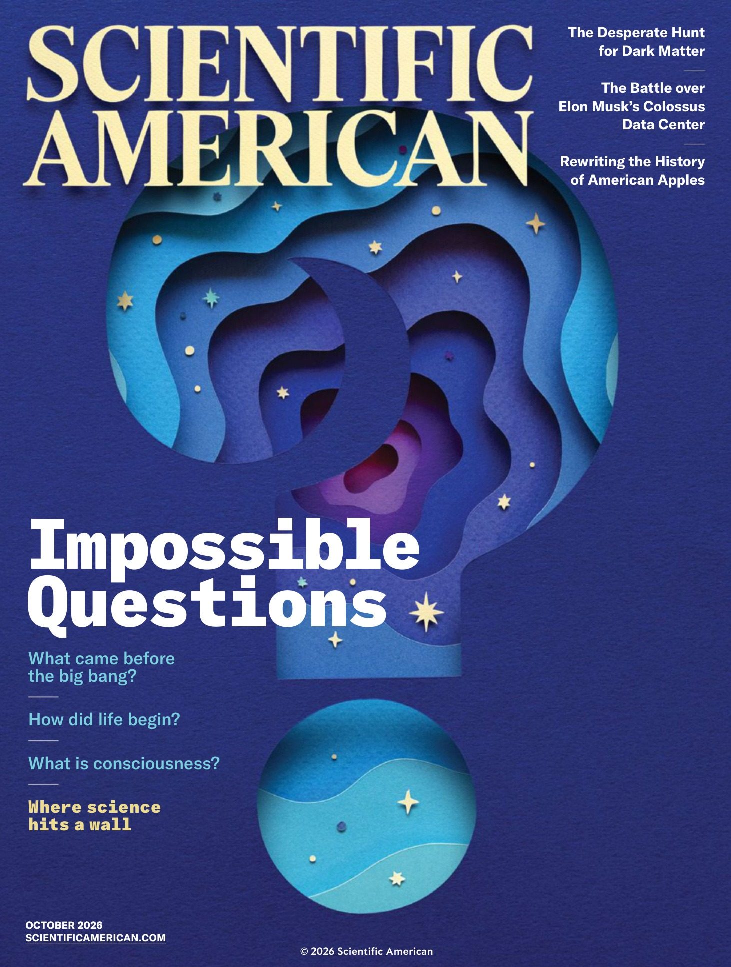 Scientific American 2026年10月刊 科普杂志 PDF高清
