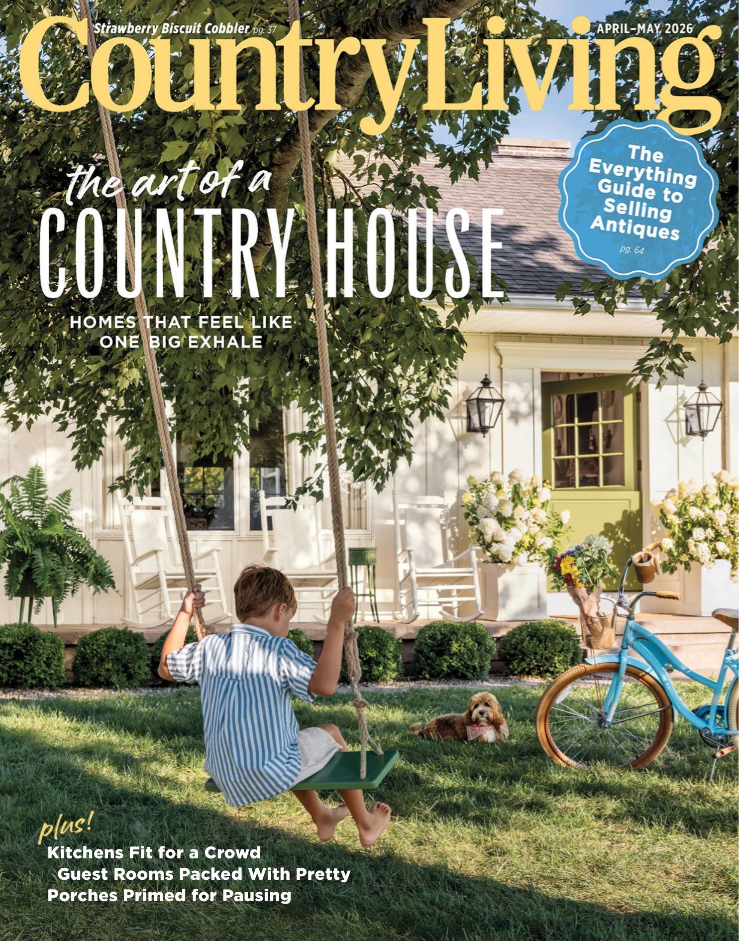 Country Living USA 2026年4-5月刊 美国室内家居装饰杂志 PDF高清